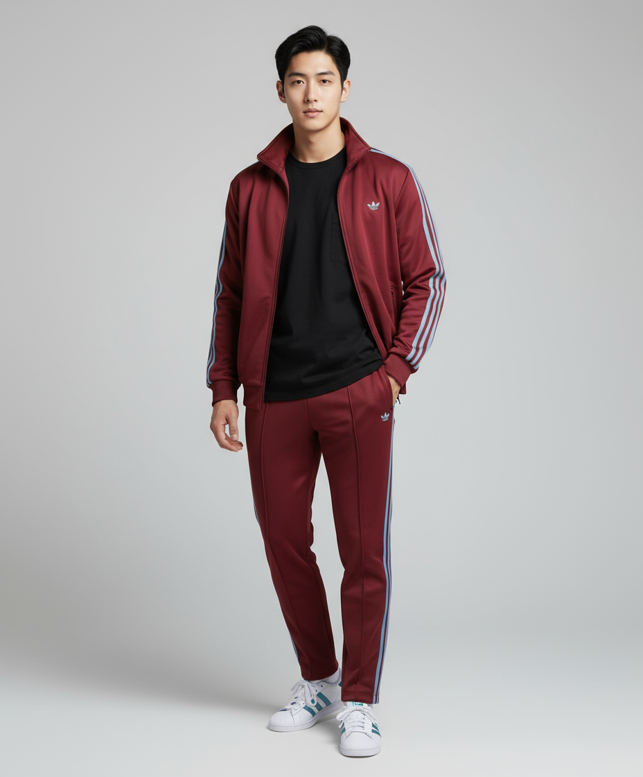 [USED] 아디다스(ADIDAS) BB 트랙탑 - 마룬 / IN1000 XL - 사이즈 & 후기 | 무신사