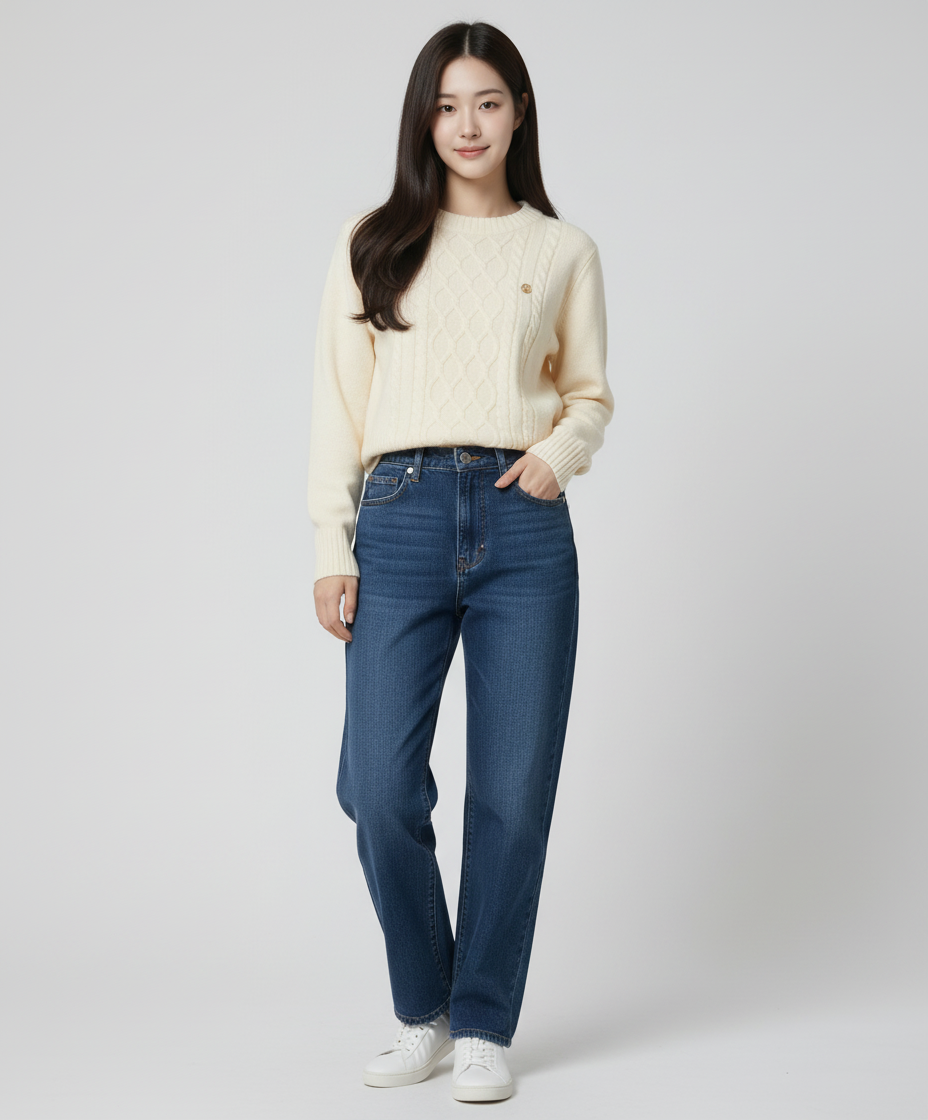 [USED] 룩캐스트(LOOKAST) 안나 케이블 니트 탑 / ANNA CABLE KNIT TOP _4colors S - 사이즈 ...