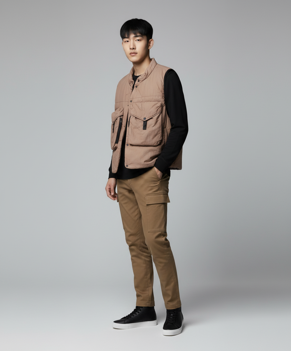 [USED] 모이프(MOIF) [AW24]OVER MIL VEST / JAMBON S - 사이즈 & 후기 | 무신사