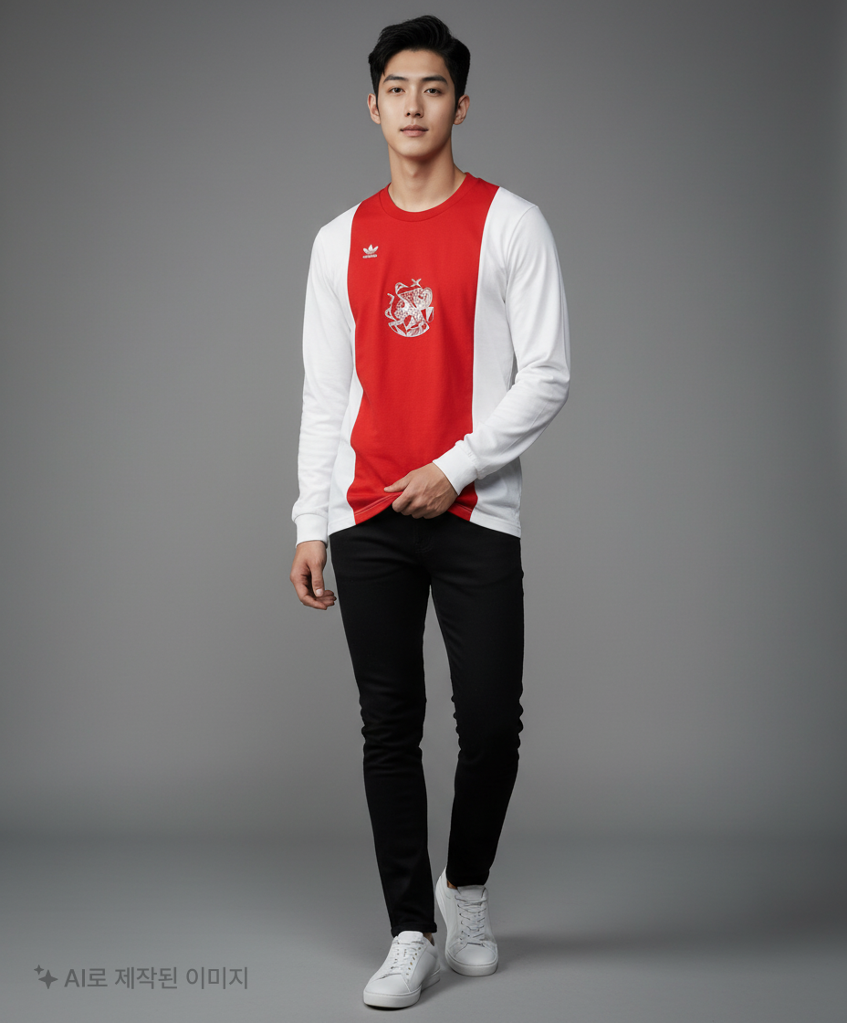 [USED] 아디다스(ADIDAS) 아약스 OG 저지 - 레드:화이트 / IN4723 XL - 사이즈 & 후기 | 무신사