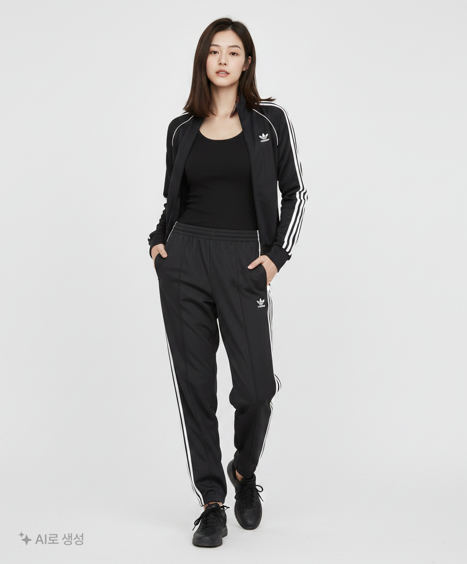 [USED] 아디다스(ADIDAS) 락업 트랙팬츠 W - 블랙 / H20547 L - 사이즈 & 후기 | 무신사