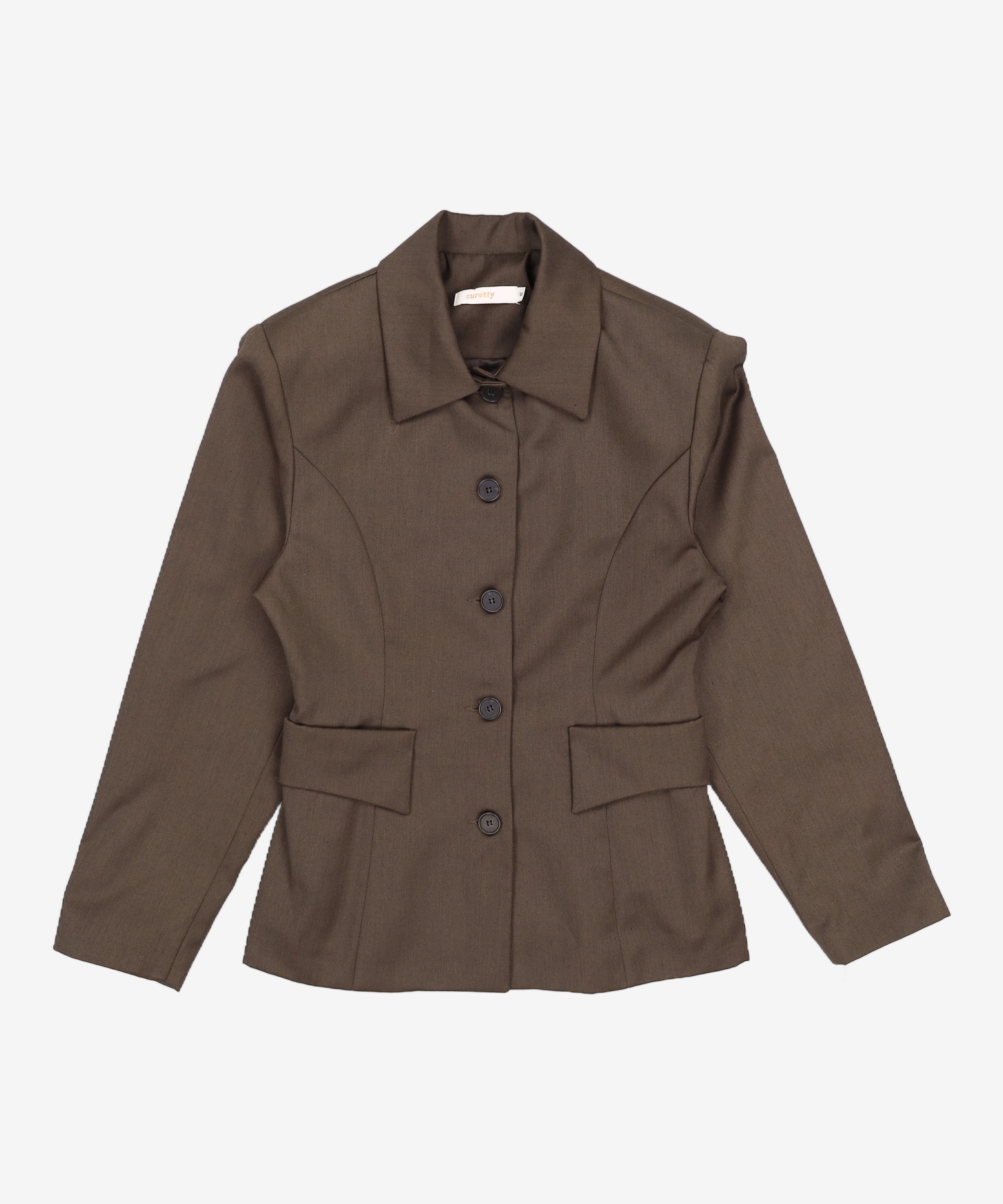 [USED] 큐리티(CURETTY) C PRINCESS LINE JACKET_BROWN XS - 사이즈 & 후기 | 무신사