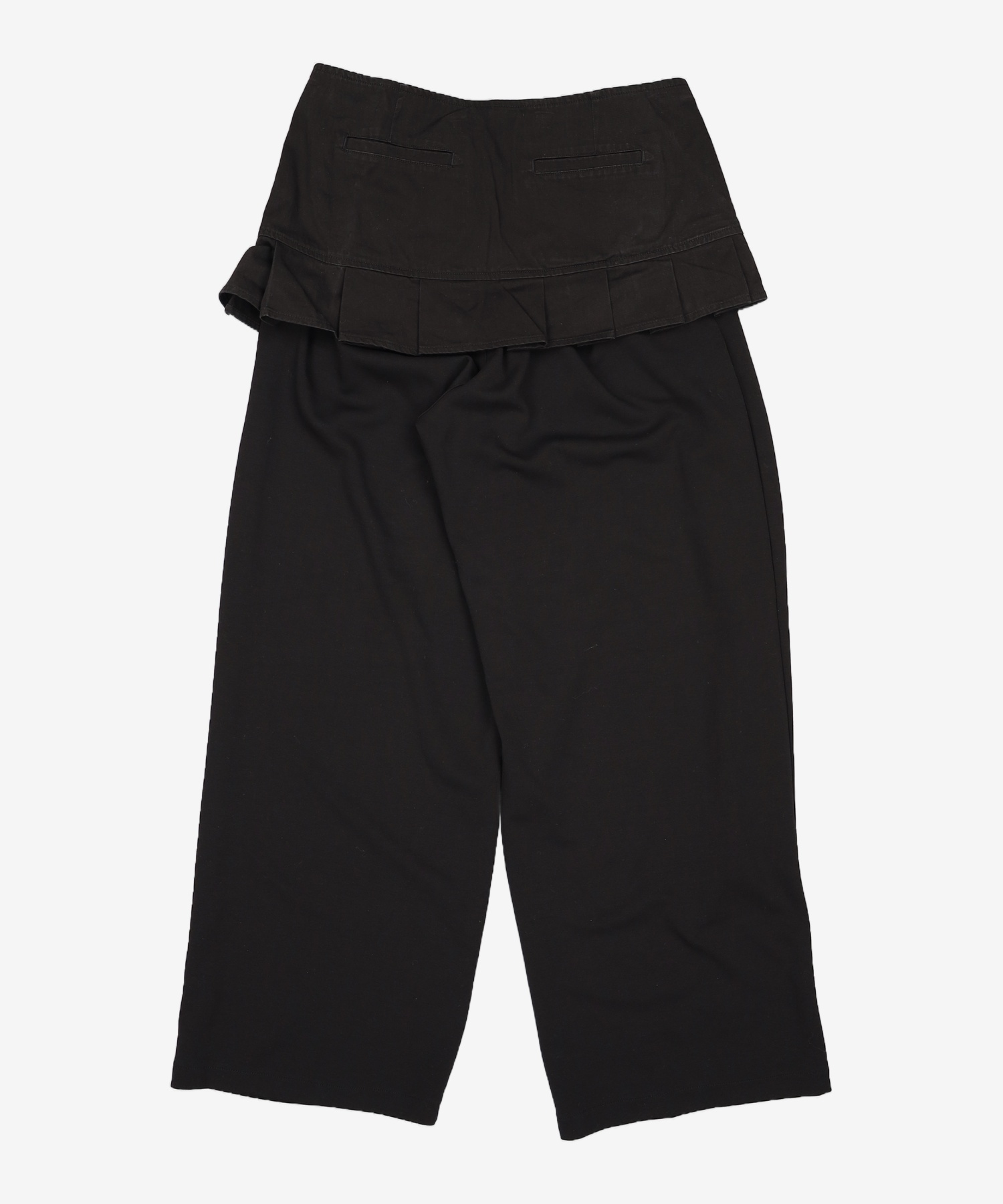 USED] 미세키서울(MISEKI SEOUL) Track Pleats skirt pants SET BLACK